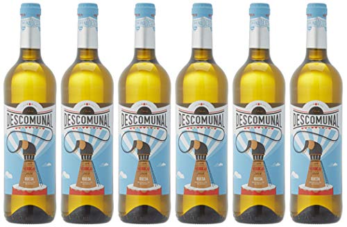 Descomunal Verdejo Vino blanco D.O Rueda- 6 Botellas de 750 ml - Total: 4500 ml