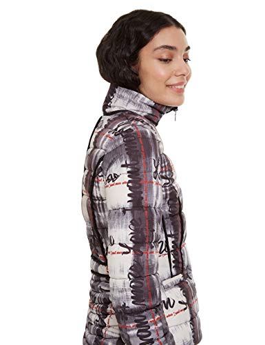 Desigual COAT SIGRUN Abrigo, blanco (Blanco 1000), 38 para Mujer