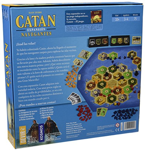 Devir - Catan, expansión Navegantes, juego de mesa (BGNAVEGANTES)