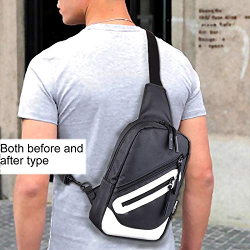 DFV mobile - Backpack Waist Shoulder Bag Nylon for Vertu Aster P (2018) - Black