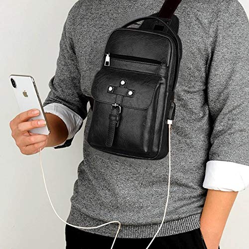 DFV mobile - Mochila Bolso Bandolera para O2 XDA Argon - Negra