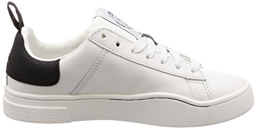 Diesel S-Clever Low W, Zapatillas para Mujer, Blanco H1527 H1527, 35 EU