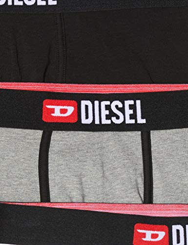 Diesel UMBX-DAMIENTHREEPACK, Calzoncillo para Hombre, Multicolor (Black/Bright White/Dark Grey Mélange E4157/0wawd), XL, Pack de 3