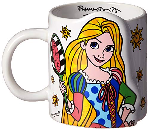 Disney By Romero Britto 6002655 Taza Rapunzel, Multicolor, talla única