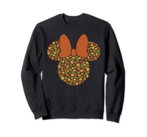 Disney Minnie Mouse Icon Autumn Fall Leaves Sudadera