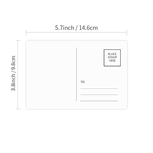 DIYthinker Gracias tarjeta de misterio Espacial Planeta Tierra aérea Postal del mapa Conjunto de cumpleaños de correo lateral 20Pcs 5,7 pulgadas x 3,8 pulgadas Multicolor