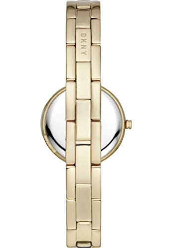 DKNY City Link Reloj de Acero Inoxidable de Tres manecillas en Tono Dorado NY2825