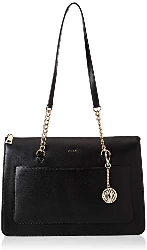 DKNY Women's Bryant Large Tote Bag - Black/Gold