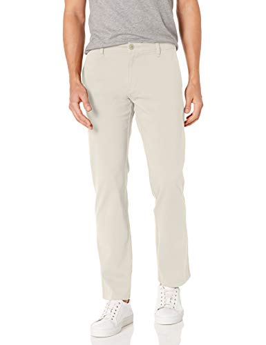 Dockers Pantalones chinos de corte recto para hombre, porcelana caqui, 31 W x 32 L