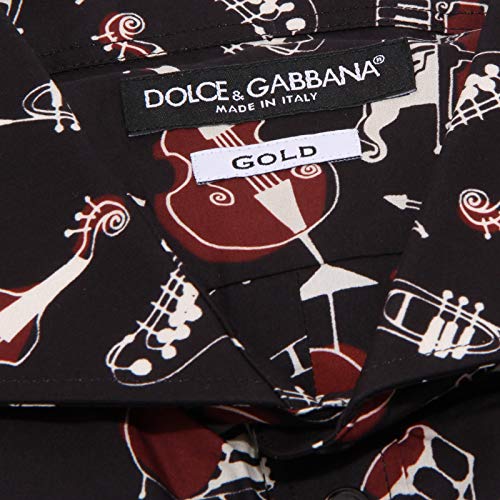 Dolce & Gabbana 2722J Camicia uomo Gold Cotton Shirt Man [42 (16 1/2)]