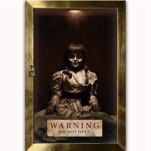 DPFRY Imágenes En Lienzo Arte De Pared Imagen American Thriller De Terror Annabelle 2 Película Poster Print Canvas Painting 40 * 60Cm Sin Marco