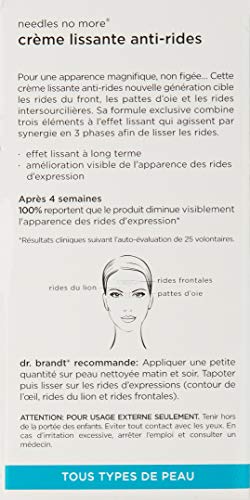 dr. brand dr brand needles no more wrinkle smoothing cream Tapones para los oídos 4 centimeters Negro (Black)