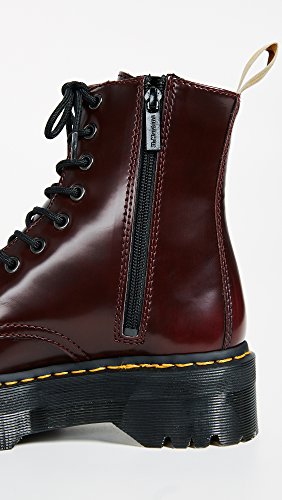 Dr. Martens 2976 botina vegano rojo cereza Cambridge Cepillo rojo burdeos 21802600, Dr. Martens Schuhe Damen:39