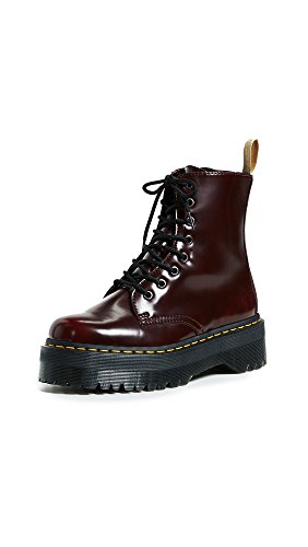 Dr. Martens 2976 botina vegano rojo cereza Cambridge Cepillo rojo burdeos 21802600, Dr. Martens Schuhe Damen:41