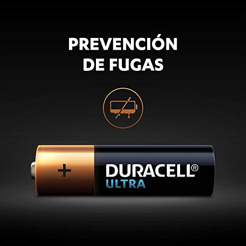 Duracell Ultra AA con Powerchek, Pilas Alcalinas, paquete de 12, 1.5 Voltios LR06 MX1500