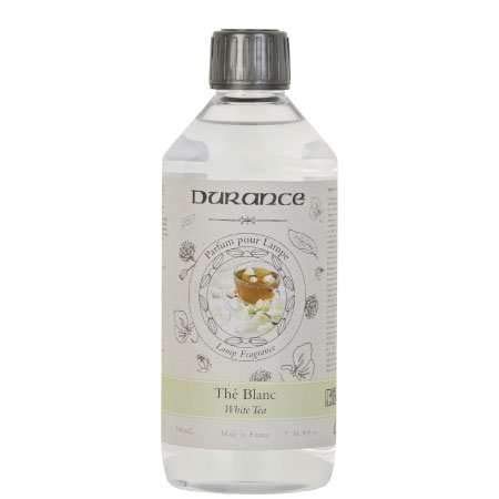 Durance - Perfume de lámpara cataliza THE BLANCO 500 ml fabricado en Francia
