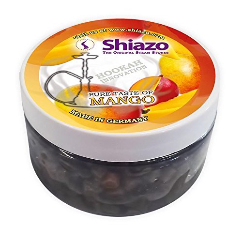 DXP Shiazo 5x 100 Gr. Piedra Gránulos Sin nicotina - Nikotinfreier Sustituto Del Tabaco (Dos manzanas, rosa, menta de uva, guayaba,Té helado Long Island)