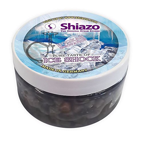 DXP Shiazo 5x 100 Gr. Piedra Gránulos Sin nicotina - Nikotinfreier Sustituto Del Tabaco (Dos manzanas, rosa, menta de uva, guayaba,Té helado Long Island)