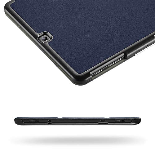EasyAcc Funda para Samsung Tab S2 9.7 Ultra Fina Case Función de Soporte y Auto-Sueño/Estelar para SM-T810/T813/T815/T819 Azul Oscuro