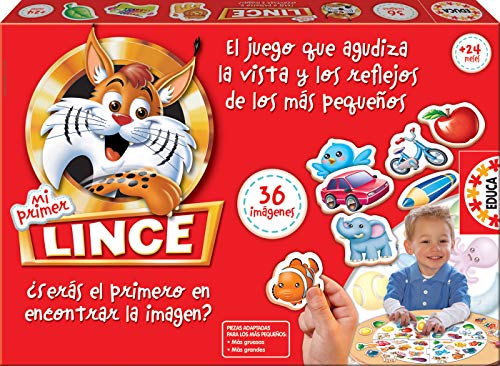 Educa Borrás-Mi Primer Lince, multicolor, 36 Imágenes (15676) , color/modelo surtido