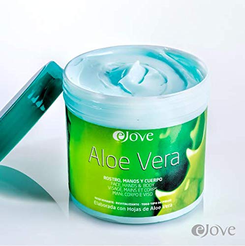 Ejove EJ120 Crema de Aloe Vera Rostro, Manos y Cuerpo 500 ml