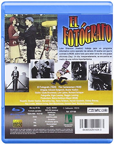 El Fotografo BD 1928 The Cameraman [Blu-ray]