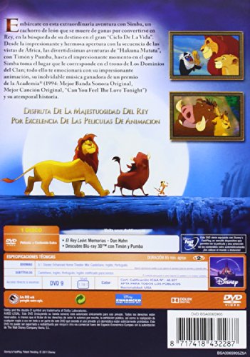 El Rey León (2011) [DVD]