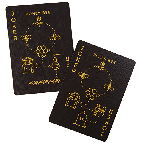 Ellusionist Killer Bee - Baraja inglesa, diseño moderno