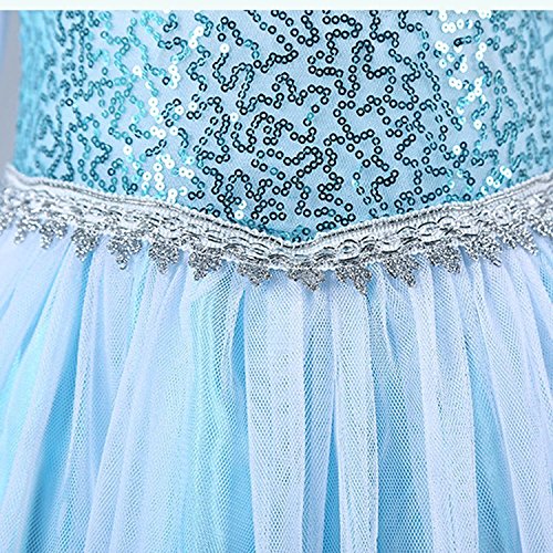ELSA & ANNA® Princesa Disfraz Traje Parte Las Niñas Vestido (Girls Princess Fancy Dress) ES-FR314 (3-4 Años, ES-FR314)