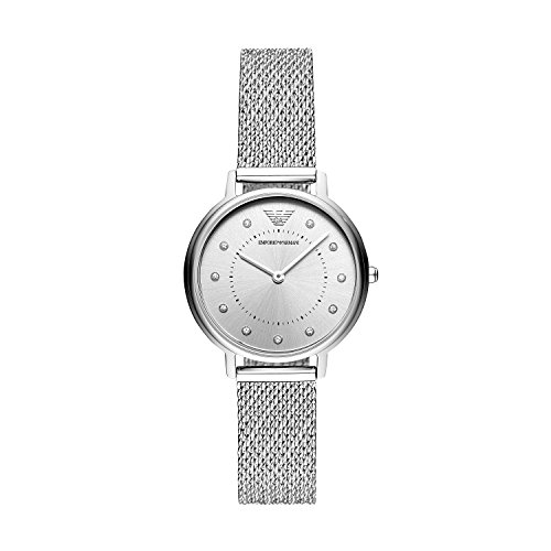 Emporio Armani Reloj Analogico para Mujer de Cuarzo con Correa en Acero Inoxidable AR11128