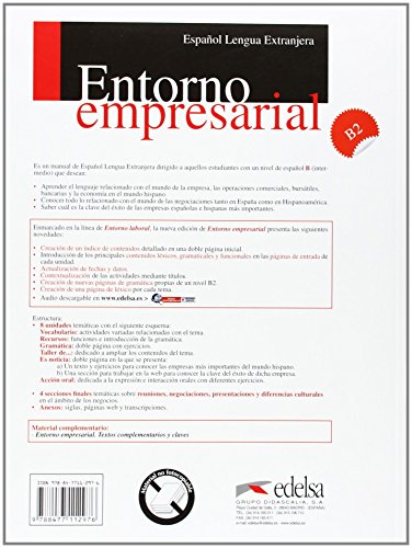 Entorno empresarial - libro del alumno (Fines específicos - Jóvenes y adultos - Entorno Empresarial - Nivel B2)