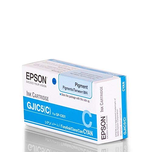 Epson GJIC5(C) Cian cartucho de tinta - Cartucho de tinta para impresoras (Cian, GP-C831)