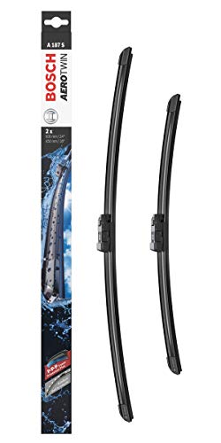 Escobilla limpiaparabrisas Bosch Aerotwin A187S, Longitud: 600mm/450mm – 1 juego para el parabrisas (frontal)