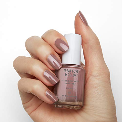 Essie Pintauñas Tratamiento y Color Treat Love & Color para Uñas Resistentes y Fuertes Tono Gris 90 On The Mauve - 13.5 ml