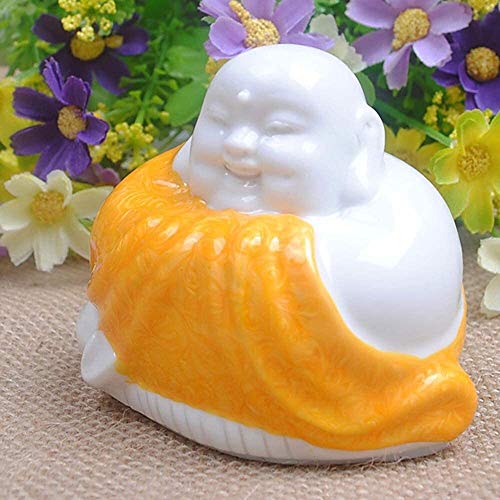 Estatuas Chino Feng Shui Decoración Laughing Buddha hogar del Coche y de la Oficina de felicitaciones Regalos de Buena Suerte y atraer la Riqueza 0915