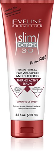 Eveline Cosmetics Slim Extreme 3D Specjal formula for abdomen and buttocks Serum termoaktywne modelujące talię, brzuch i pośladki 250ml