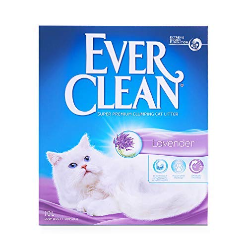 Ever Clean Arena para Gatos Lavender Cumpling, 10 litros, Perfumada, 9000 g