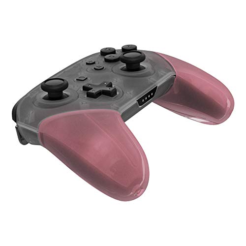 eXtremeRate Carcasa para Nintendo Switch Pro Funda Delantera Placa Trasera Cubierta de DIY Shell de reemplazo Housing Case Faceplate para Nintendo Switch Pro-Control NO Incluido (Rosa Cereza)