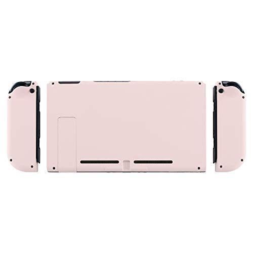 eXtremeRate Carcasa para Nintendo Switch,Funda Completa para Mando Controlador Consola Joy-con de Nintendo Switch Shell de Bricolaje reemplazable con Botón Completo (Rosa Sakura)