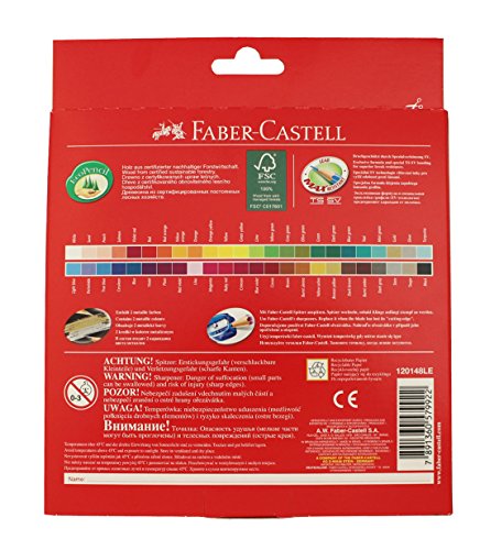 Faber-Castell Castle - Lápiz de color (Madera, Multi), multicolor