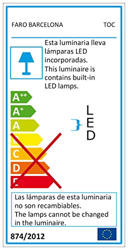 Faro Barcelona 70775 - TOC LED Lámpara portátil blanco