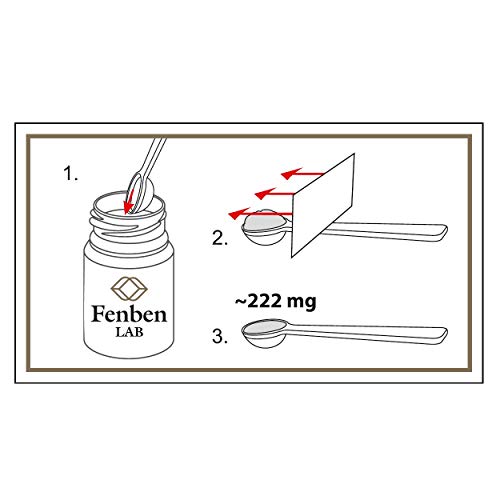 Fenbendazole 100g Polvo, Pureza >99.9%, de Fenben Lab, Incluye Certificado de Análisis, Probado en un Laboratorio Certificado, 3.5oz