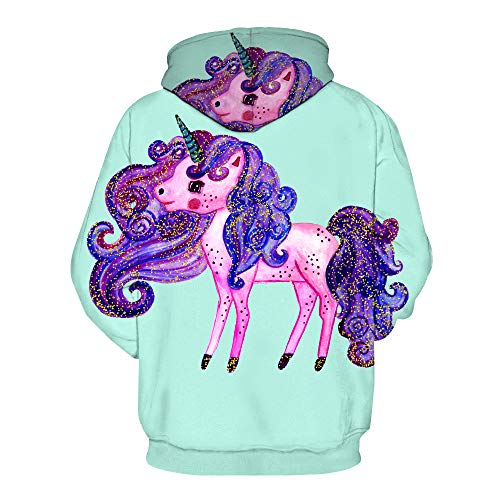 FGVBWE4R 2018 Girls Winter Hoodie Cute Unicorn Hoodie Hoodie Black Friday Gift for Kids-S