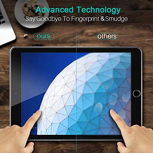 FiiMoo Anti Blue Light Protector de Pantalla Compatible con iPad Air 3 2019 / iPad Pro 10.5 Inch, [Alivie la Fatiga Ocular] [Bloquea la luz Azul dañina excesiva y los Rayos UV] [Dureza 9H]