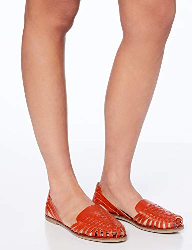 find. Hurrache Sandalias con Punta Cerrada, Rot (Orange Red), 38 EU