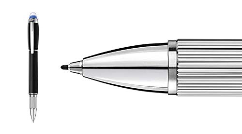 Fineliner Montblanc StarWalker resina negra y plateado, 118847.