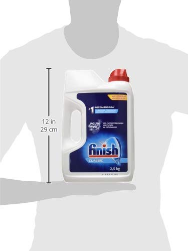 Finish Classic - Detergente para el Lavavajillas, en Polvo, 2.5 kg