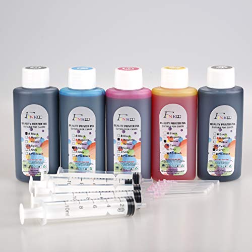 FINK 5 botellas de tinta de calidad compatible con Canon PG-540 CL-541 PG-545 CL-546 PG-510 CL-511 PG-40 CL-41 PG-37 CL-38 PG-830 CL-831 PG-512 CL-513