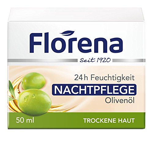 Florena crema de noche con aceite de oliva, 1er Pack (1 x 50 ml)