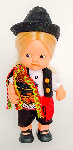 Folk Artesanía Vestido y complementos Regional típico Segoviano Segovia muñeca Barriguitas de Famosa. Muñeca no incluida en el Lote.